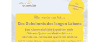 Event-Image for 'Älter werden im Fokus - Das Geheimnis des langen Lebens'