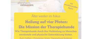 Event-Image for 'Älter werden im Fokus – Heilung auf vier Pfoten: Die Mission'