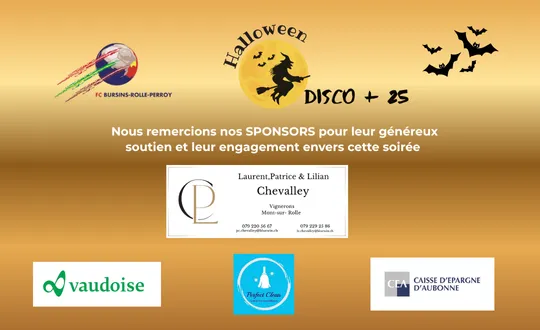 Logo de sponsoring de l'événement BRP Soirée Disco "Halloween" + 25 ans