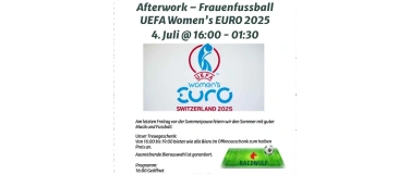 Event-Image for 'Afterwork – Frauenfussball UEFA Women’s EURO 2025'