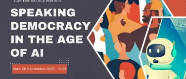 Event-Image for 'Speaking Democracy in the Age of AI'