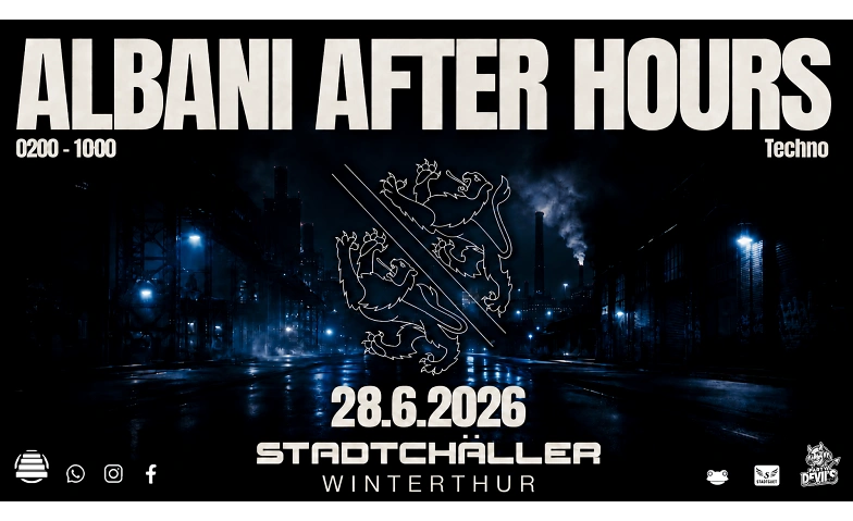 Albani after hours / 2 Edition Stadtch&auml;ller Winterthur, Winterthur Tickets