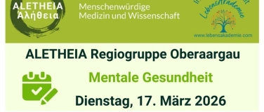 Event-Image for 'Mentale Gesundheit - die Macht des Bewusstseins'