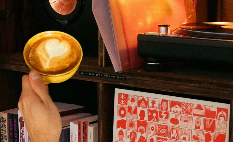 Event-Image for 'Buy a Vinyl or Book - Get a free Hot Drink'