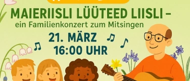 Event-Image for 'Maieriisli lüüted liisli – Familienkonzert mit Andrew Bond'