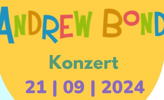 Sponsoring logo of Andrew Bond Konzert event
