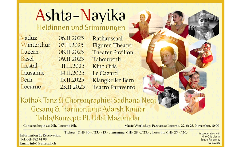 Ashta Nayika - Heroines and Emotions Tickets