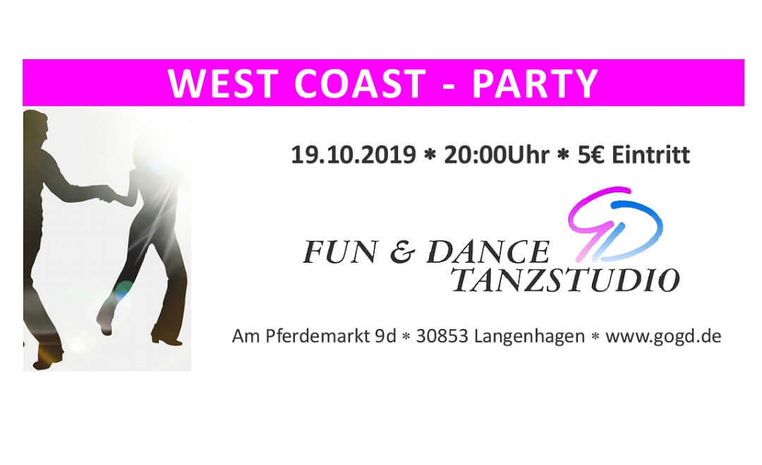 West Coast Swing Party 19 10 2019