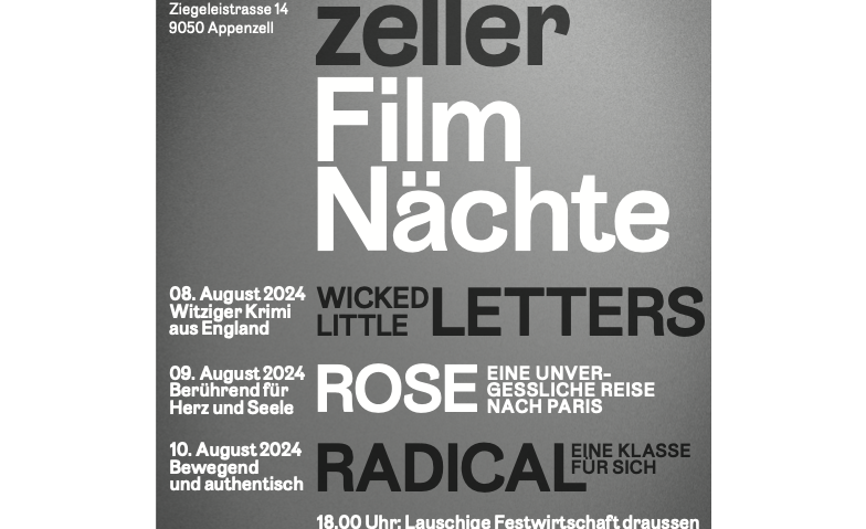 Event-Image for 'Appenzeller Filmnächte'