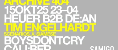 Event-Image for 'ARCHIVE 404 WITH TIM ENGELHARDT'