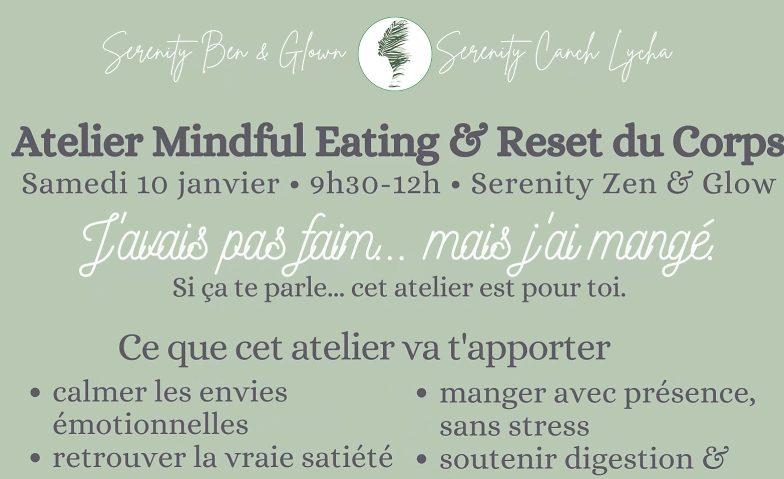 Event-Image for 'Atelier Mindful Eating &ndash; Manger sans faim & Reset du corps'