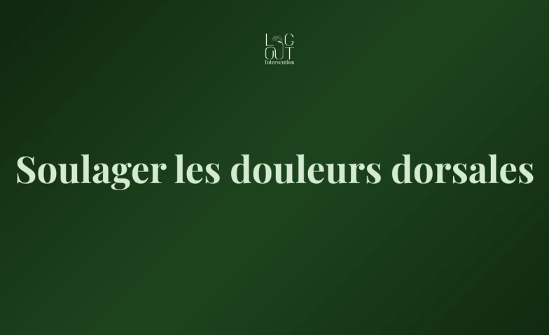 Soulager les douleurs dorsales