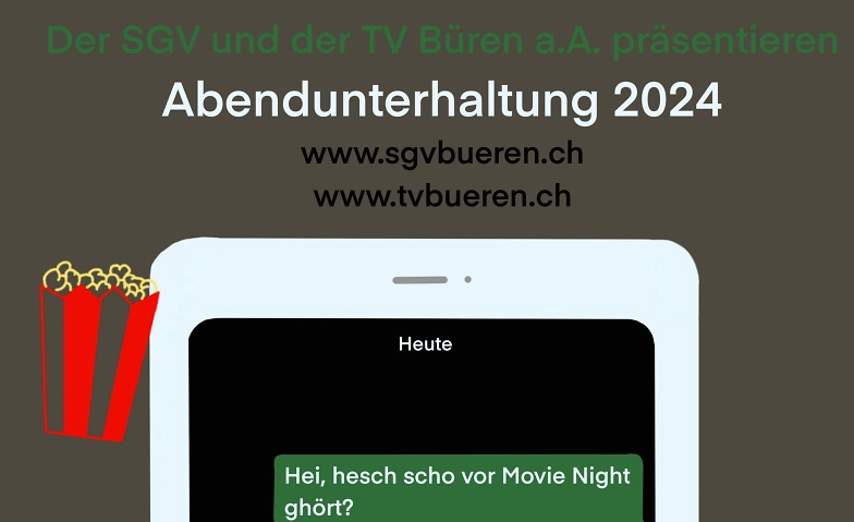 Unterhaltungsabend &quot;Movie Night&quot; &mdash; TV und SGV B&uuml;ren a. A. ${singleEventLocation} Billets