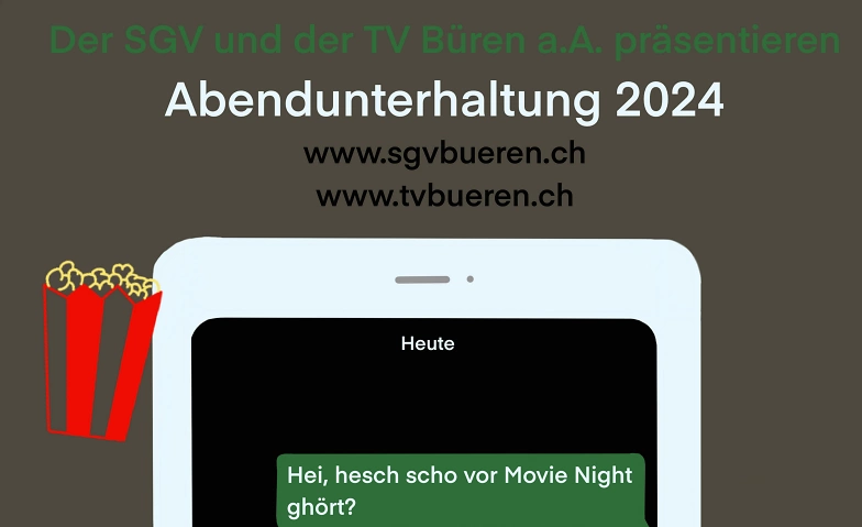 Unterhaltungsabend &quot;Movie Night&quot; &mdash; TV und SGV B&uuml;ren a. A. ${singleEventLocation} Billets