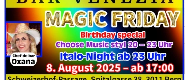 Event-Image for 'MAGIC FRIDAY ITALO'