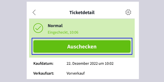 auschecken