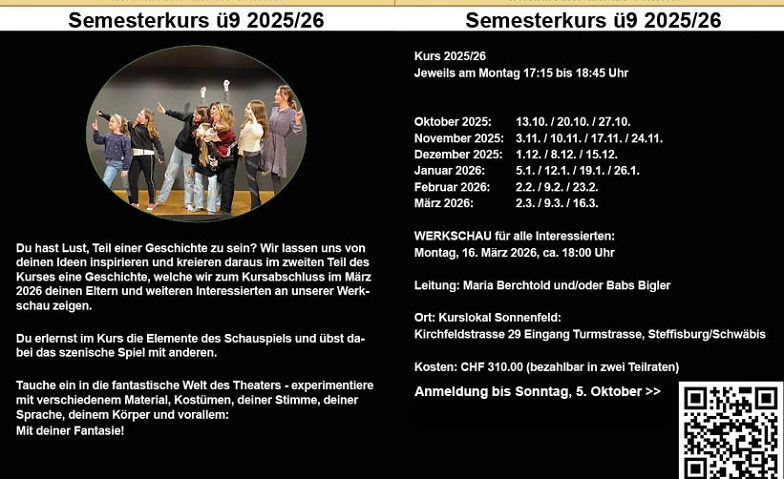 Event-Image for 'Theater um die Ecke: Theaterkurs ü9'