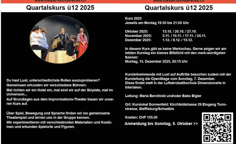 Event-Image for 'Theaterkus ü12 Quartalskurs'