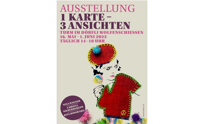 1 Karte &ndash; 3 Ansichten Tickets