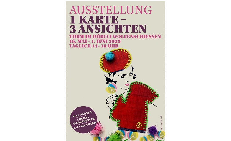 1 Karte &ndash; 3 Ansichten Tickets