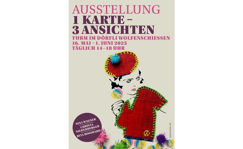 1 Karte &ndash; 3 Ansichten Tickets