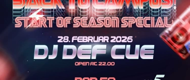 Event-Image for 'Back to Campus! 90's 2000er plus Party! w/ Def Cue'