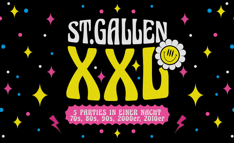 XXL St.Gallen - 5 Parties in einer Nacht | Kugl St.Gallen KUGL | Kultur am Gleis, Güterbahnhofstrasse 2b, 9000 St. Gallen Tickets