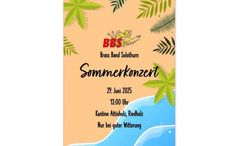 Sommerkonzert Kantine Attisholz, Riedholz Tickets