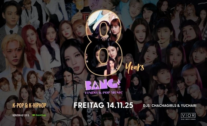 8 Years Bang! Finest K-Pop Tickets