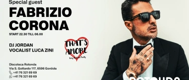 Event-Image for 'FABRIZIO CORONA - Discoteca Rotonda Gordola'