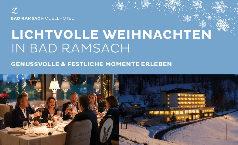Weihnachtsessen im Quellhotel Bad Ramsach Billets