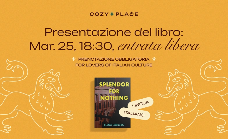 Presentazione del libro "Splendor for nothing" Cozy Place, Leonhardsgraben 52, 4051 Basel Billets