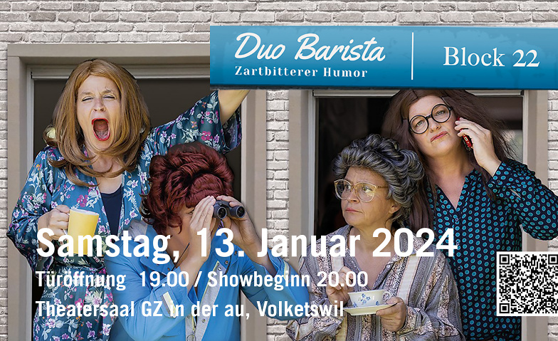 Duo Barista - Block 22 Gemeinschaftszentrum "In der Au", In der Au 1, 8604 Volketswil Tickets