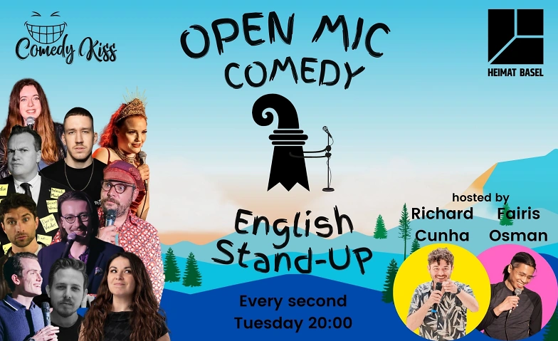 Event-Image for 'Tuesdays Comedy Kiss Open Mic, Basel'