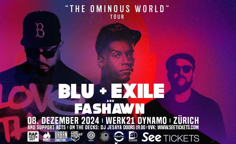 Event-Image for 'Blu & Exile w. Fashawn  „The Ominous World" Tour'