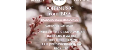 Event-Image for 'BALEARIC ECLECTIC SOUNDS D4M B-Day Bash'