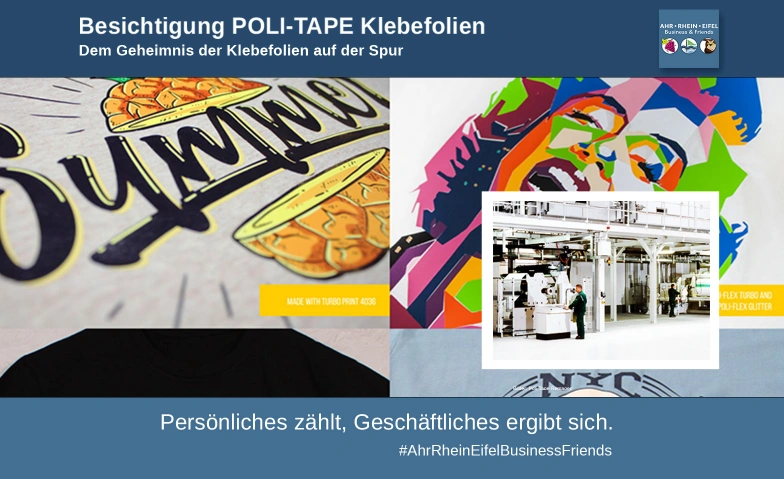 Besichtigung POLI-TAPE Klebefolien in Remagen POLI-TAPE Klebefolien GmbH, Zeppelinstraße 17, 53424 Remagen Billets