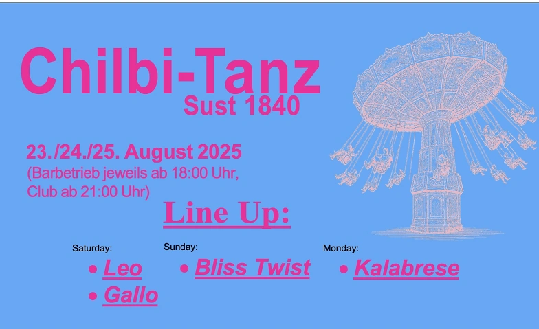 Event-Image for 'Chilbi-Tanz Sust'