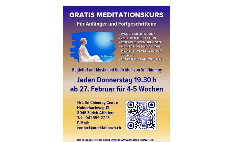 Gratis Meditationskurs ${singleEventLocation} Billets