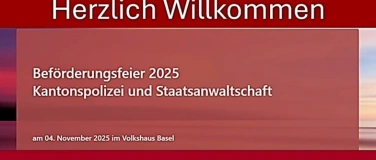 Event-Image for 'Beförderungsfeier Kantonspolizei Basel-Stadt und Stawa'