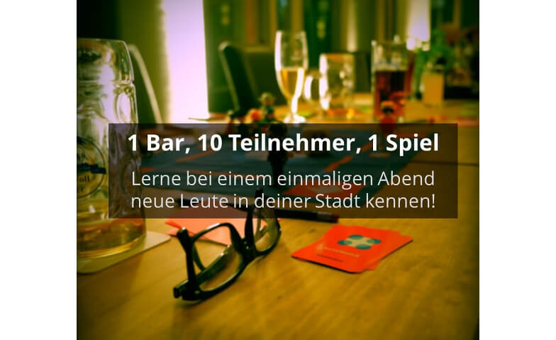 1 Bar, 10 Teilnehmer, 1 Spiel - Socialmatch (40-60 Jahre) Besitos, Goseriede, 30159 Hannover Billets
