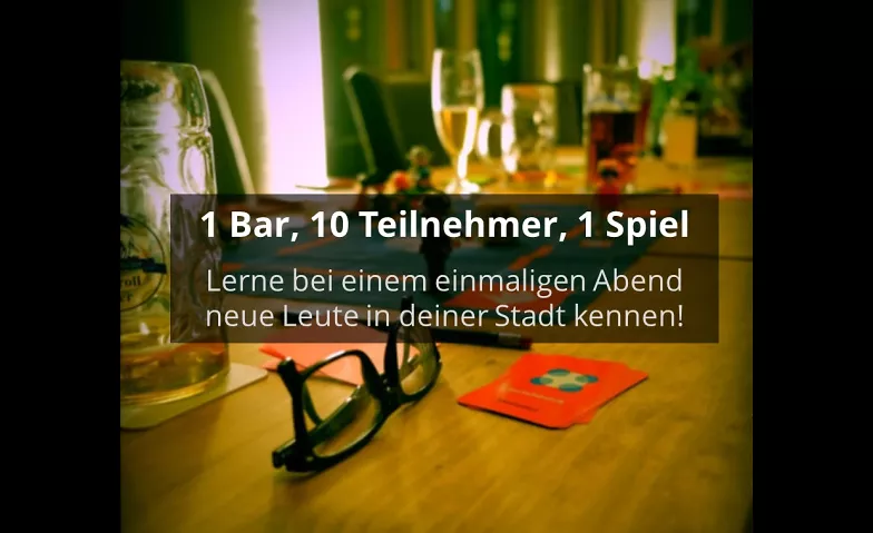 1 Bar, 10 Teilnehmer, 1 Spiel - Socialmatch (30-45 Jahre) Tempobox, Simon-Dach-Straße 15, 10245 Berlin Billets