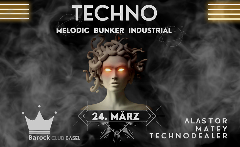 Barock Club Basel: Techno Rave Melodic Bunker Industrial Barock Club Bar Lounge, Freie Strasse 52, 4001 Basel Tickets