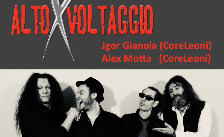 ALTO VOLTAGGIO (Support: Stringtension) live im Chillout Chillout Boswil, Zentralstrasse 7, 5623 Boswil Tickets