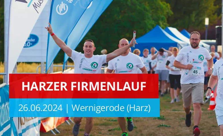 Harzer Firmenlauf 2024 Bürgerpark Wernigerode, Heidebreite 18, 38855 Wernigerode Billets