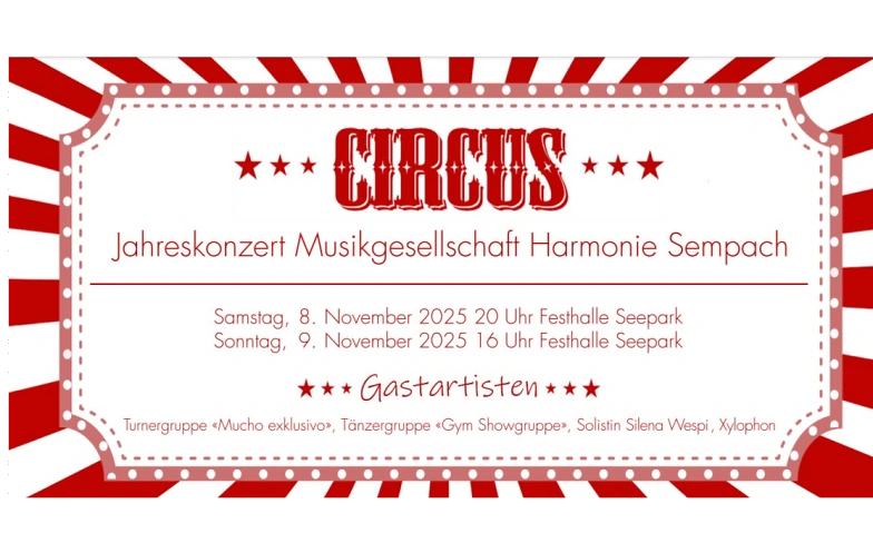 Event-Image for 'Jahreskonzert Musikgesellschaft Harmonie Sempach'