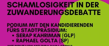 Event-Image for 'Podium mit Stadtpräsidiumskandidierenden zur Zuwanderung'
