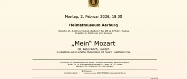 Event-Image for 'Verweilen am Mozartweg - &bdquo;Mein&ldquo; Mozart &ndash; Abschiedsvortrag'