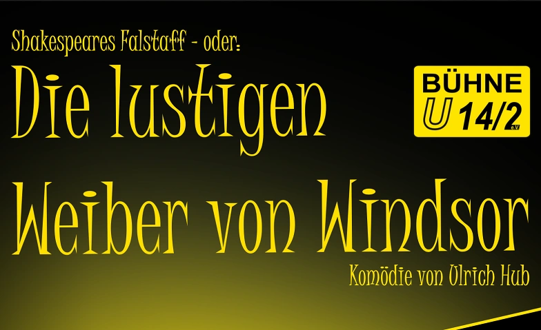 Die lustigen Weiber von Windsor von William Shakespeare Tickets