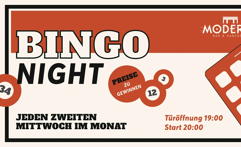 Event-Image for 'Bingo im Moderne'